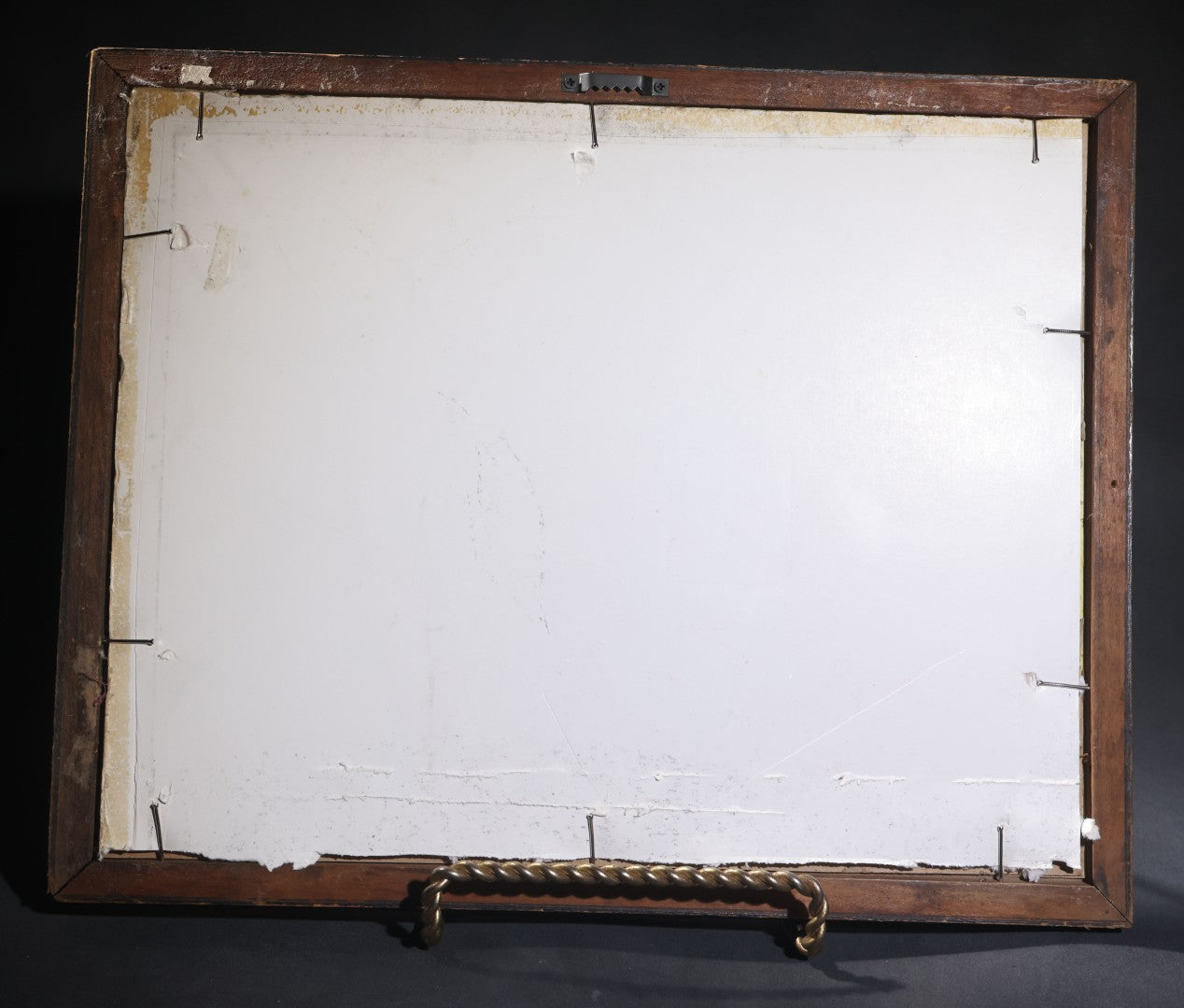 Lot 108 - Antique "Amateur Finishing" Film Developing, Enlarging, And Copying Advertising Sign, White Mt. Studio, Littleton, New Hampshire, Framed With Manicule Graphics