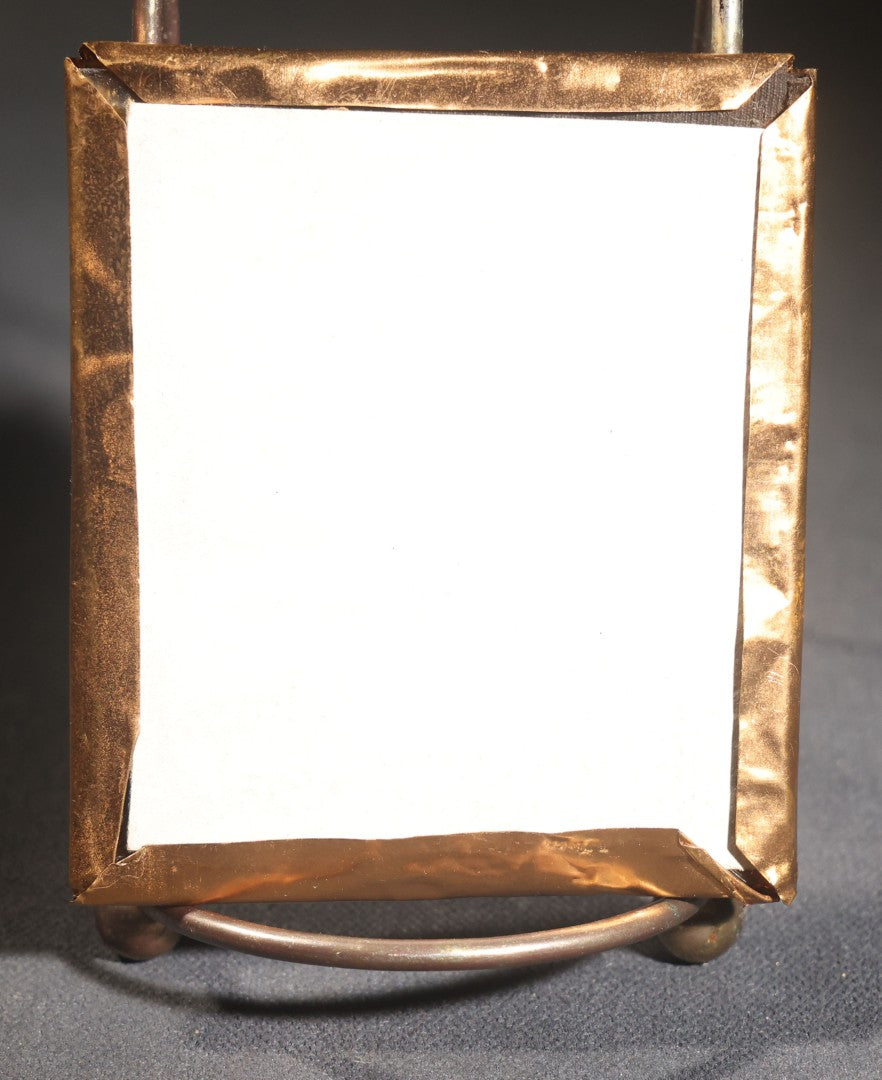 Lot 116 - Trio Of Antique Uncased Photograph Portraits Of Children, 1/6th Plate Ambrotype Of Siblings, 1/9th Plate Tintype Of A Seated Young Girl, And 1/6th Plate Ruby Ambrotype Of A Standing Young Girl, Ornate Brass Mats