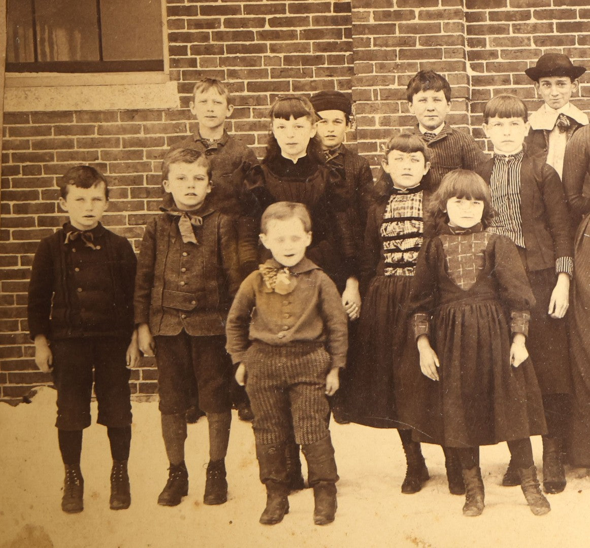 Lot 140 - Pair Of Antique Board-Mounted School Class Photographs, Including Wedgwood School, Rye Center, New Hampshire, Circa 1885-1895, Photographed By A.E. Alden, Boston, Massachusetts