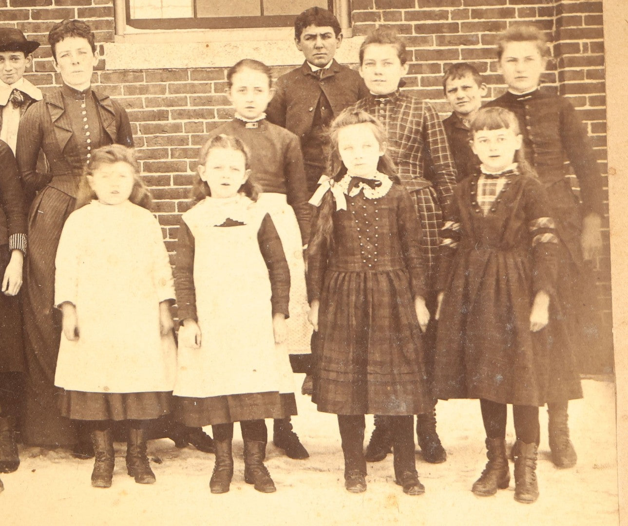 Lot 140 - Pair Of Antique Board-Mounted School Class Photographs, Including Wedgwood School, Rye Center, New Hampshire, Circa 1885-1895, Photographed By A.E. Alden, Boston, Massachusetts