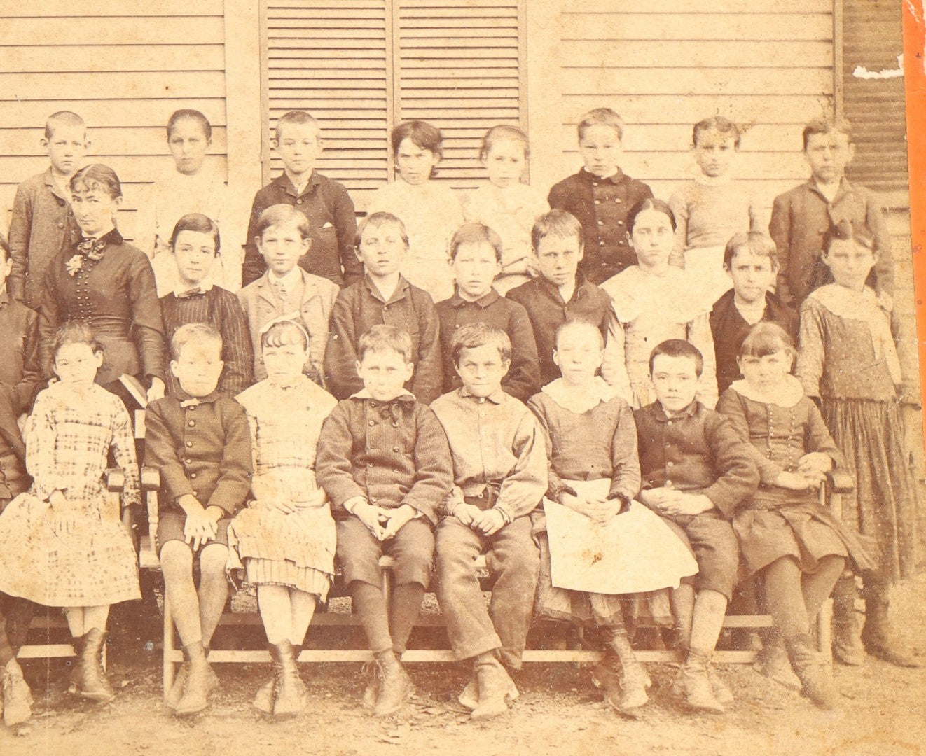 Lot 140 - Pair Of Antique Board-Mounted School Class Photographs, Including Wedgwood School, Rye Center, New Hampshire, Circa 1885-1895, Photographed By A.E. Alden, Boston, Massachusetts