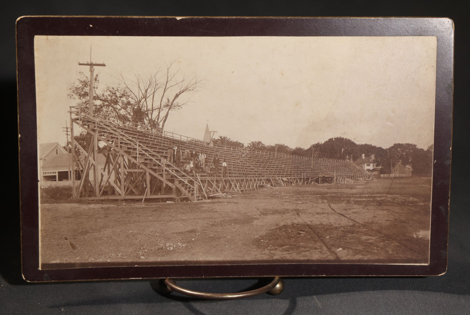 Lot 149 - Grouping Of 17 Antique Board-Mounted Photographs Including Natural Bridge Of Virginia, Landmarks Of Schuylerville New York, New Castle New Hampshire Views Photographed By Davis Bros Of Portsmouth, And Seascapes