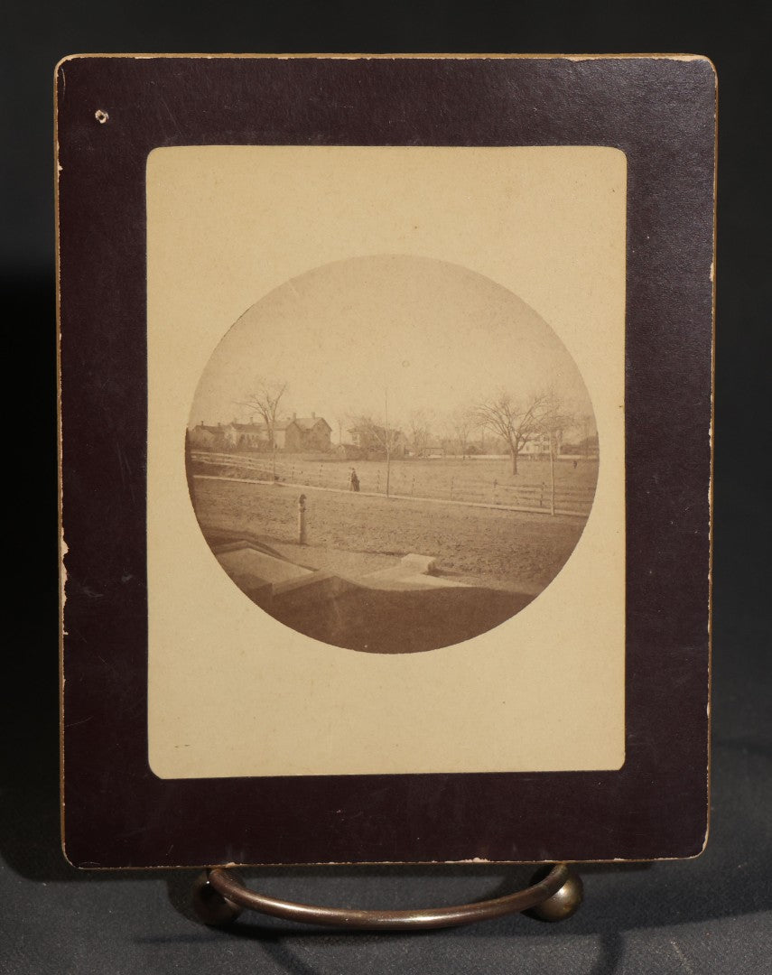 Lot 149 - Grouping Of 17 Antique Board-Mounted Photographs Including Natural Bridge Of Virginia, Landmarks Of Schuylerville New York, New Castle New Hampshire Views Photographed By Davis Bros Of Portsmouth, And Seascapes
