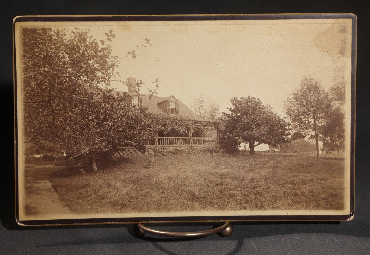 Lot 149 - Grouping Of 17 Antique Board-Mounted Photographs Including Natural Bridge Of Virginia, Landmarks Of Schuylerville New York, New Castle New Hampshire Views Photographed By Davis Bros Of Portsmouth, And Seascapes