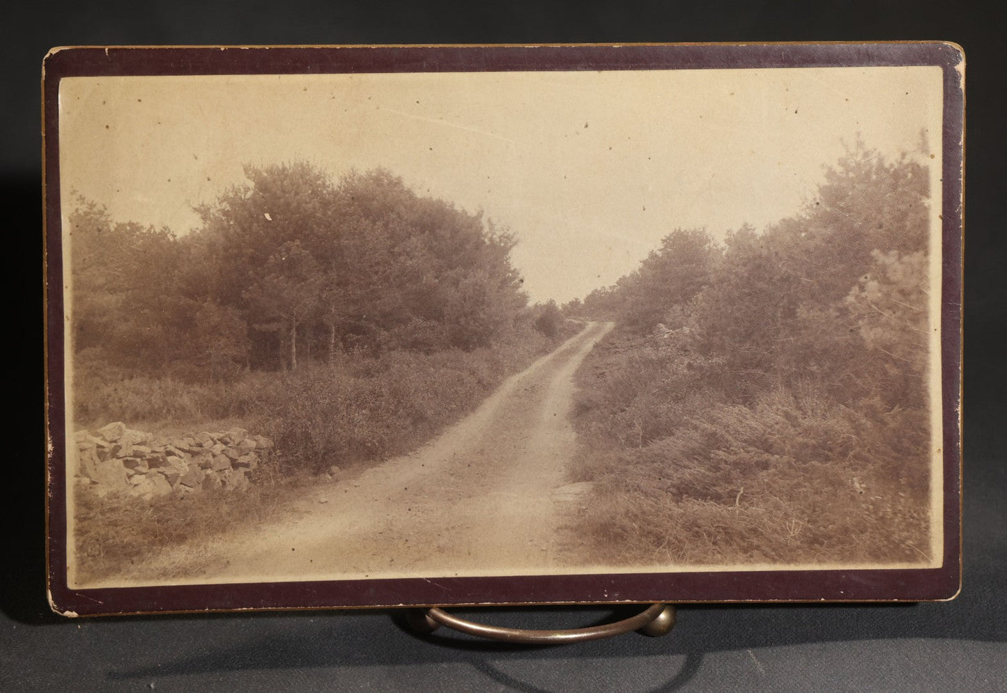 Lot 149 - Grouping Of 17 Antique Board-Mounted Photographs Including Natural Bridge Of Virginia, Landmarks Of Schuylerville New York, New Castle New Hampshire Views Photographed By Davis Bros Of Portsmouth, And Seascapes