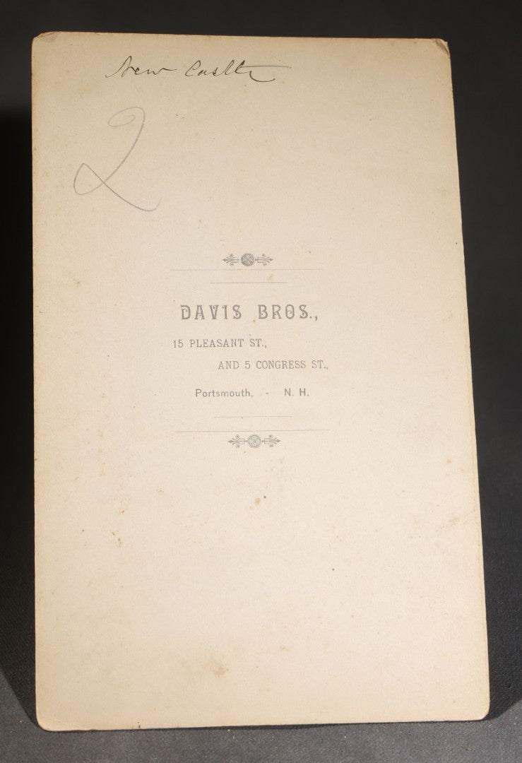 Lot 149 - Grouping Of 17 Antique Board-Mounted Photographs Including Natural Bridge Of Virginia, Landmarks Of Schuylerville New York, New Castle New Hampshire Views Photographed By Davis Bros Of Portsmouth, And Seascapes