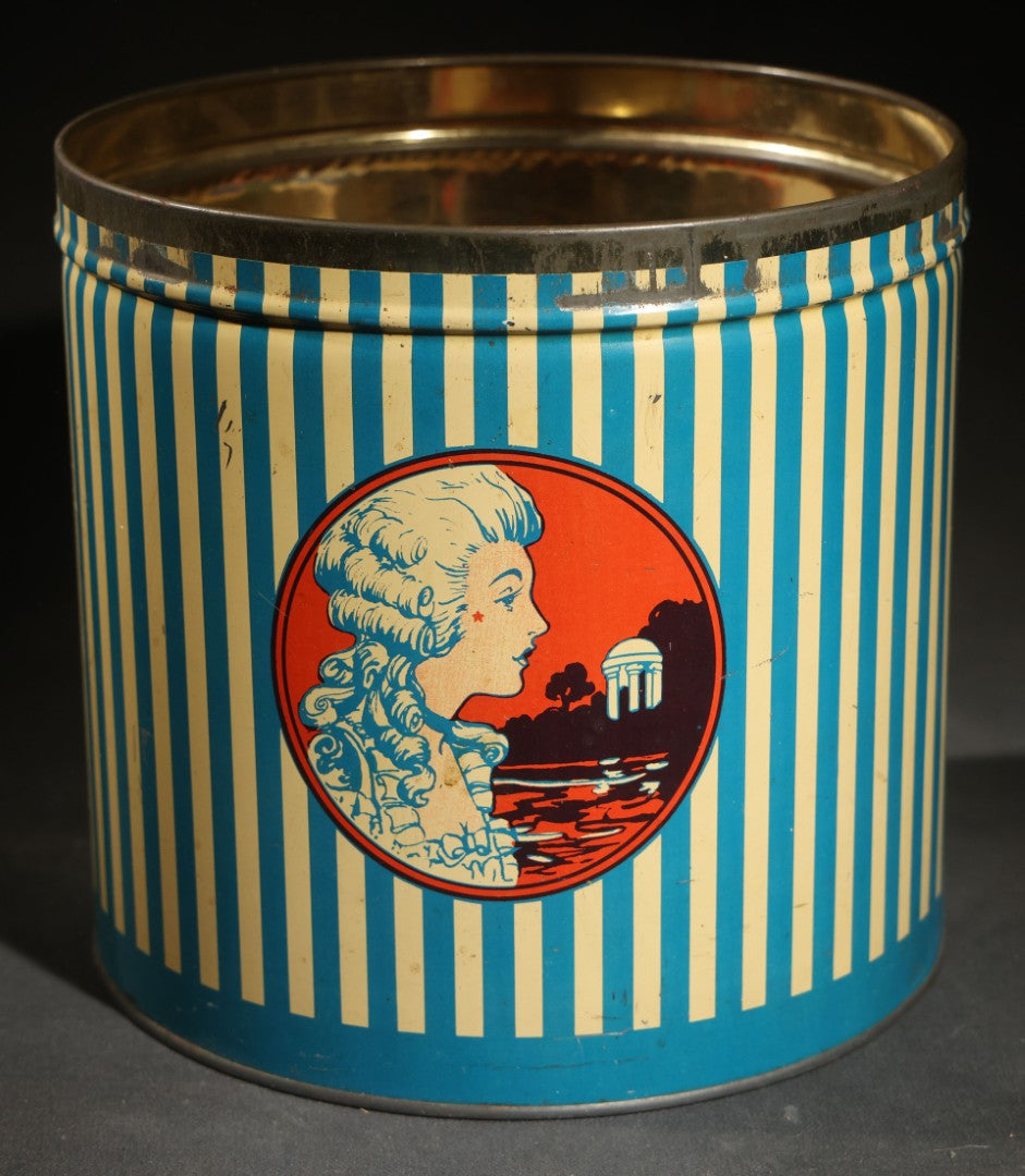 Vintage Breakstone Bros. Cottage Cheese Advertising Tin with Discovery Collection of Vintage Advertising Matchbooks Including Hotel St. Regis New York, Pippins Cigars, New China Cafe Vallejo California, and Others