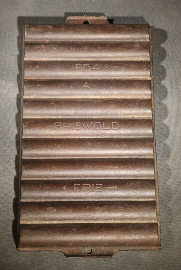 Antique Griswold Cast Iron Breadstick Pan, No. 954 A, Erie, Pennsylvania