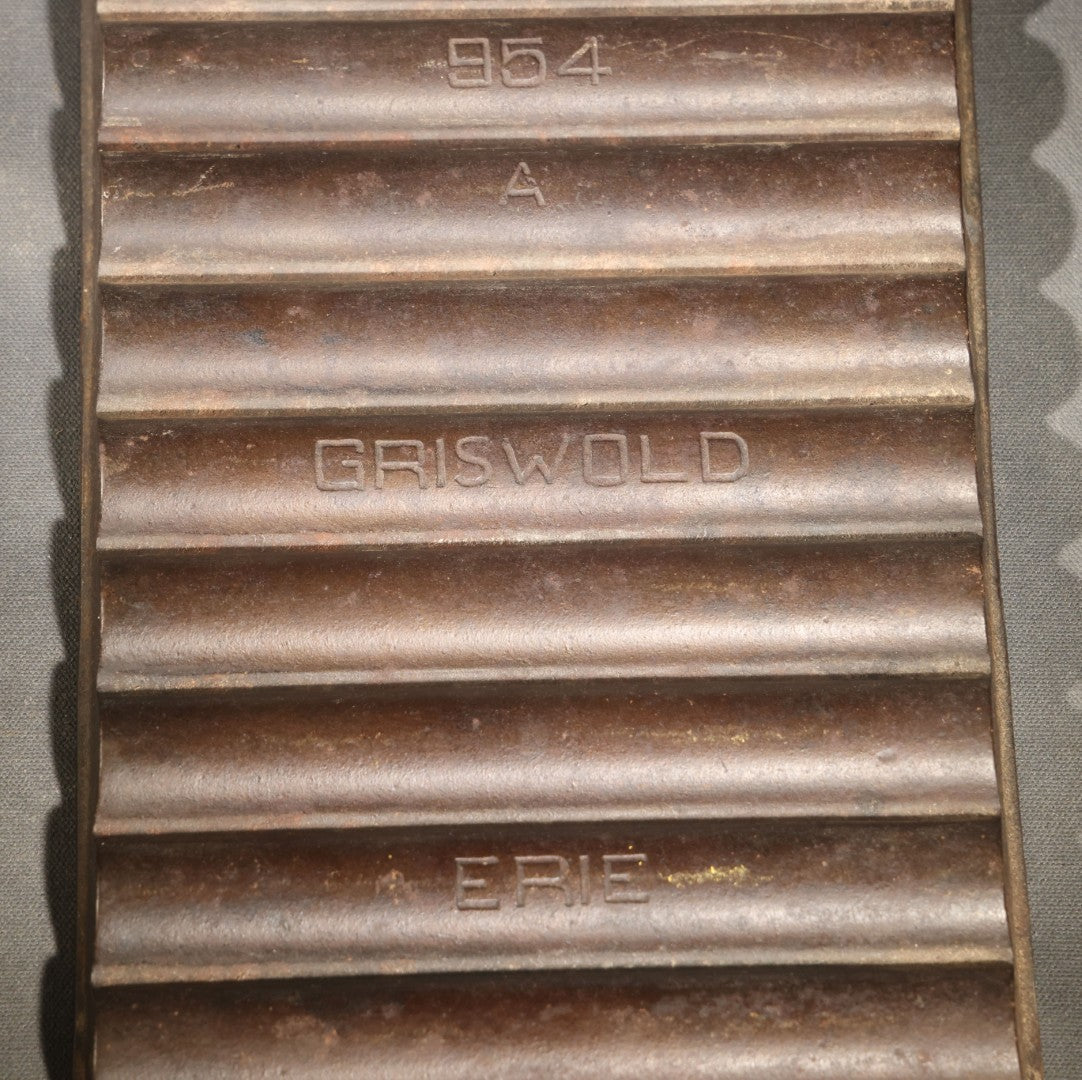 Antique Griswold Cast Iron Breadstick Pan, No. 954 A, Erie, Pennsylvania