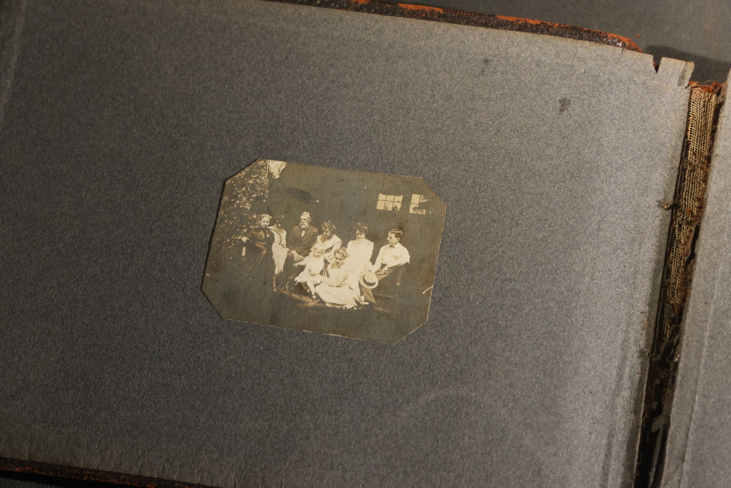 Antique Snapshot Album, Circa 1910-1920, 500+ Photographs of Family and Children Including Christmas, Farm Life, Winter Scenes, Asbury Park New Jersey, and Nantasket Beach Massachusetts