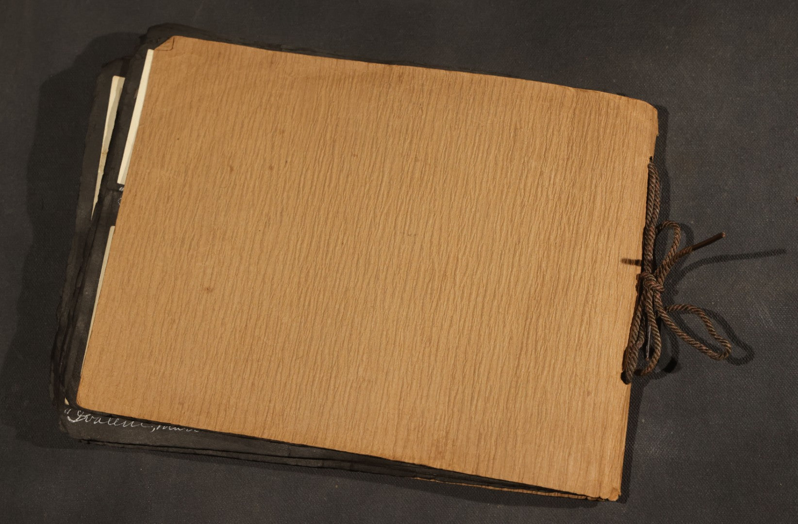 Antique Snapshot Album, Circa 1915-1920, 75+ Photographs with Handwritten Captions Including Horses, Farm Animals, Horse-Drawn Carts, Early Automobiles, Hunting Scenes, and Sailor with Eyeglass