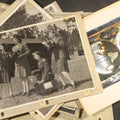 Lot 097 - Vintage Grouping of 25+ World War II-Era Photographs in Plastic Overlay Album Pages, Mostly Depicting Staff Sergeant Mary Brelick, Bainbridge, Georgia and Bainbridge Army Air Field, Circa 1937-1944, with Reproduction Map