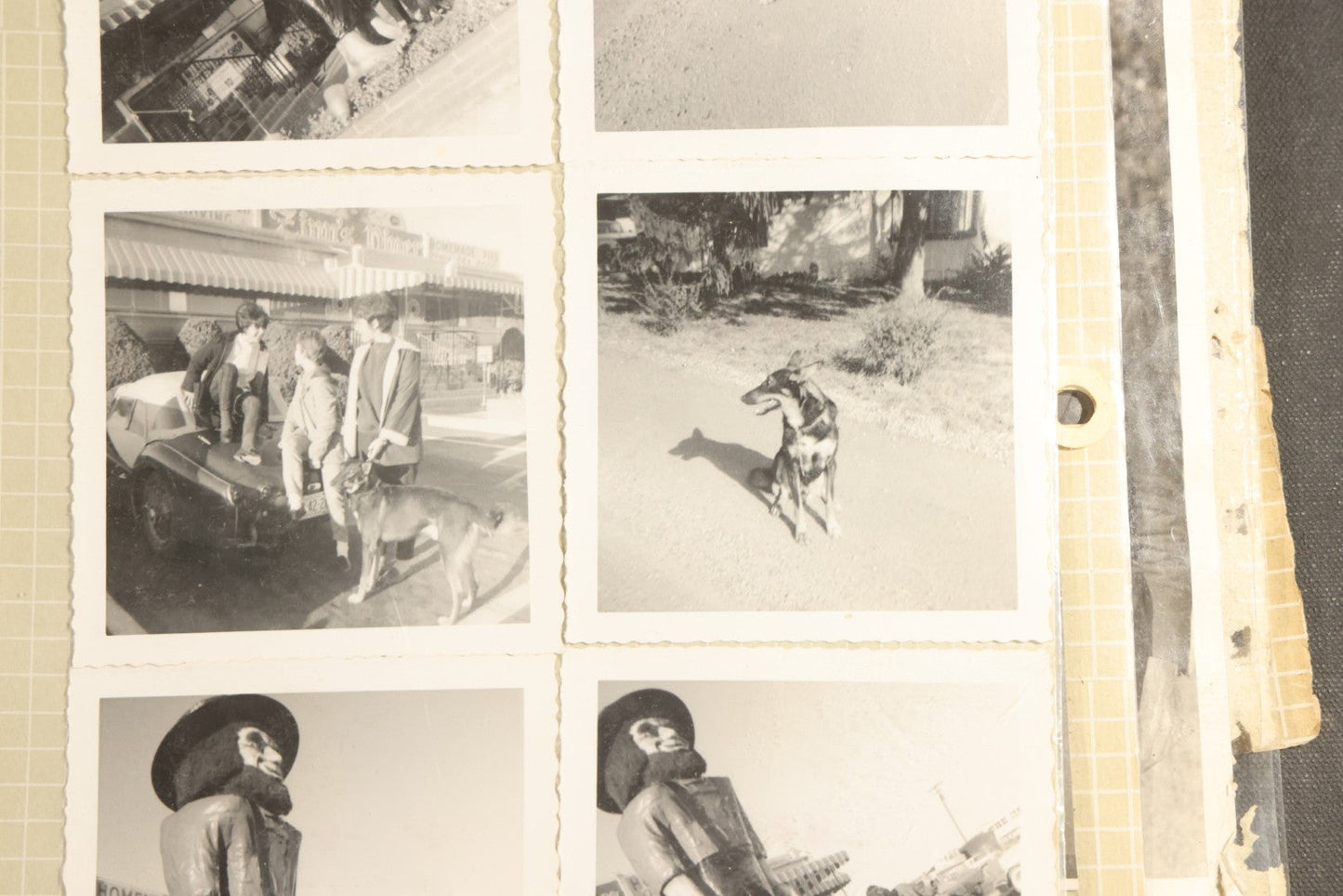 Vintage Grouping of 25+ World War II-Era Photographs in Plastic Overlay Album Pages, Mostly Depicting Staff Sergeant Mary Brelick, Bainbridge, Georgia and Bainbridge Army Air Field, Circa 1937-1944, with Reproduction Map