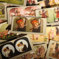 Lot 113 - Grouping of 21 Antique Colorized Photographic Stereo View Cards, Comic and Genre Scenes