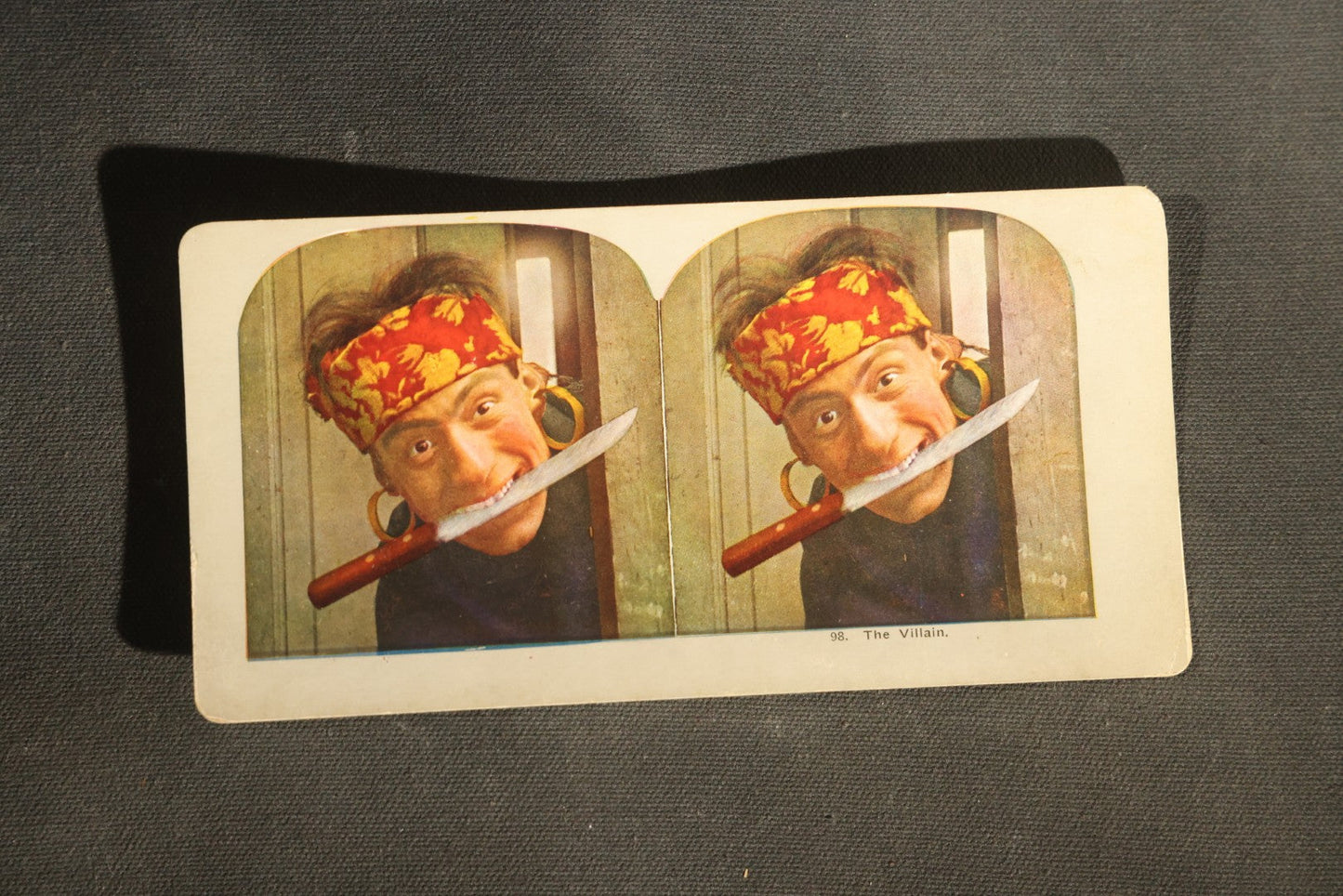 Grouping of 21 Antique Colorized Photographic Stereo View Cards, Comic and Genre Scenes