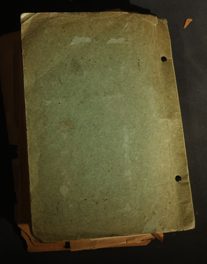 Vintage 1931 High School Senior Scrapbook, Woodstown High School, Woodstown, New Jersey, with Greeting Cards, Senior Trip Souvenirs, Letters, and Class Will
