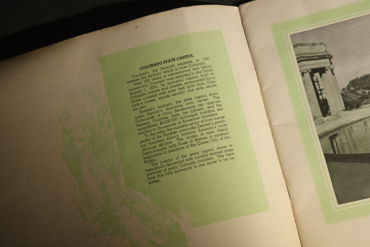 "Rocky Mountain Views on the Rio Grande, the Scenic Line of the World" Vintage Railroad Souvenir View Book, Denver & Rio Grande Western Railroad, Copyright 1943, Published by the Interstate Co., Chicago, Illinois