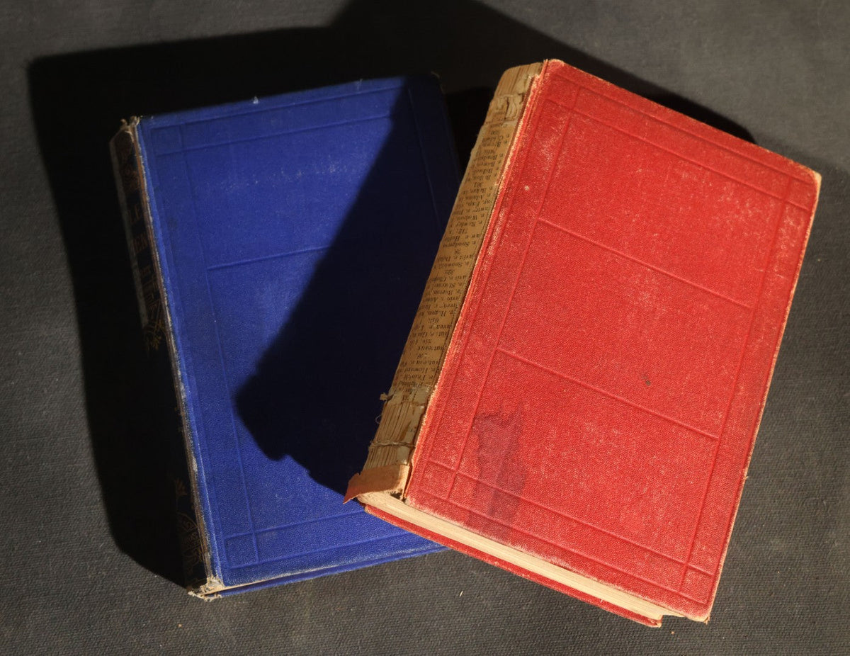 "Little Women; or, Meg, Jo, Beth, and Amy" Antique Two-Volume Set, Part First (1877) and Part Second (1878), by Louisa M. Alcott, Published by Roberts Brothers, Boston, with Illustrations, Inscribed "Grace Draper," Note Poor Condition