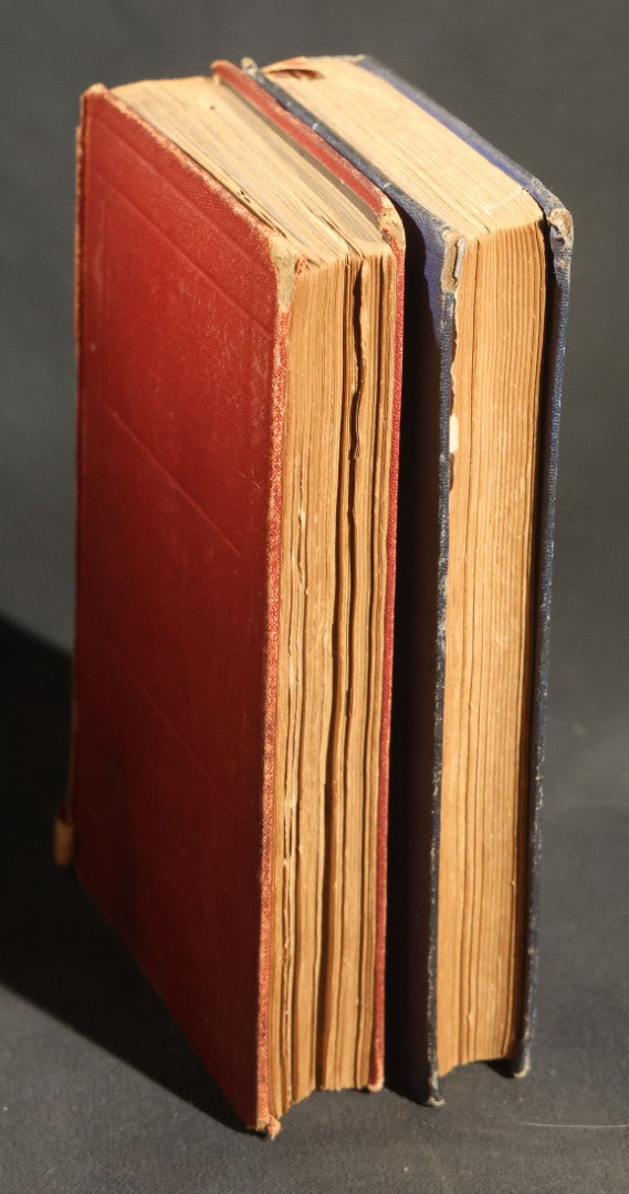 "Little Women; or, Meg, Jo, Beth, and Amy" Antique Two-Volume Set, Part First (1877) and Part Second (1878), by Louisa M. Alcott, Published by Roberts Brothers, Boston, with Illustrations, Inscribed "Grace Draper," Note Poor Condition
