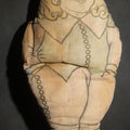Lot 137 - Vintage Quaker Crackels Advertising Cloth Doll, Printed Fabric Figure with Product Box on Reverse, 14-1/2" H