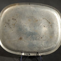 Lot 007 - Antique Engraved Metal Casket Plaque, Inscribed "Asa D. West / Aged 22", 4-3/8" W x 3-1/2" H