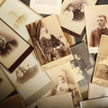 Lot 107 - Grouping of 29 Antique Cabinet Card Photographs, Portrait Studies of Men, Women, and Children, Including Examples by Randall and Smith of Detroit, and Other Michigan Studios