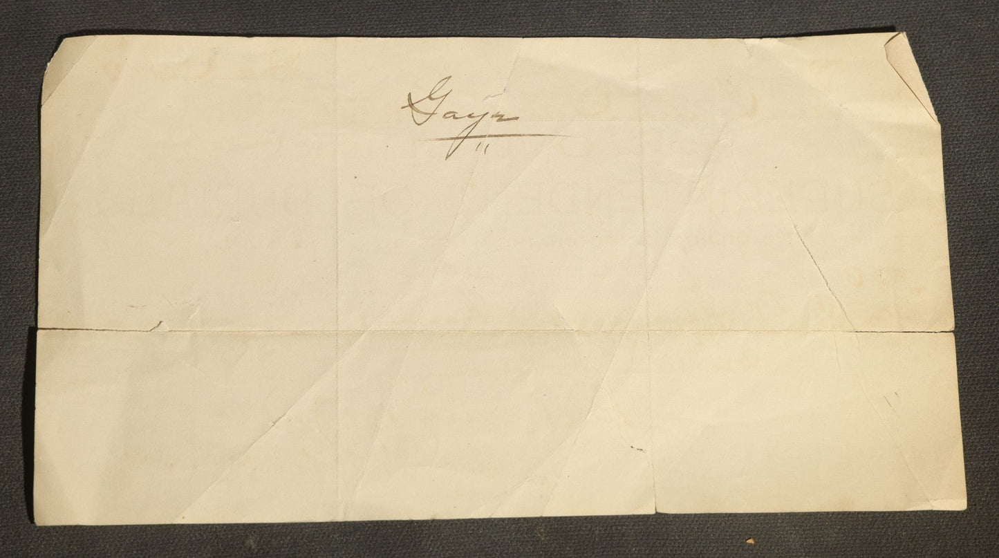 Trio of Antique Funeral and Burial Trade Receipts Including Wm. W. Hullfish General Furnishing Undertaker Newark, New Jersey, C. O. Tibbetts Superintendent of Burials Augusta, Maine, and L. Holbrook & Son Funeral Directors Whitman, Massachusetts