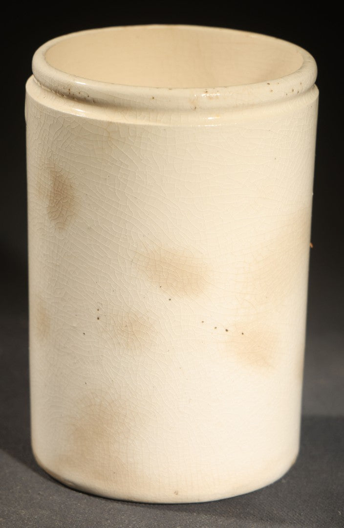 Antique James Keiller & Son Ltd. Dundee Orange Marmalade Stoneware Advertising Jar, Made in England