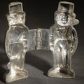Lot 062 - Antique Pewter Ice Cream Mold, Standing Groom Figure in Top Hat and Tails, Manufactured by E. & Co. Eppelsheimer, New York, 4-3/4" H