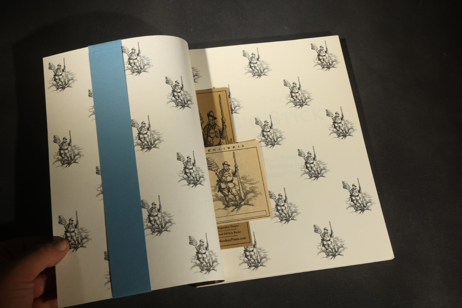 "The Big Stick" Modern Limited Edition Book of Book Reviews by Aleister Crowley, Published by 100th Monkey Press, Spring Equinox, 2015, Copy Number 065 of 150