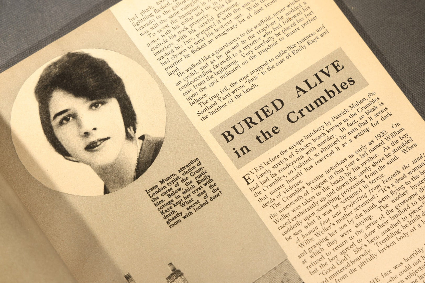 "True Cases of Scotland Yard" Vintage True Crime Magazine, Volume 1, Number 1, Published by W. M. Messenger, Greenwich, Connecticut, 1937
