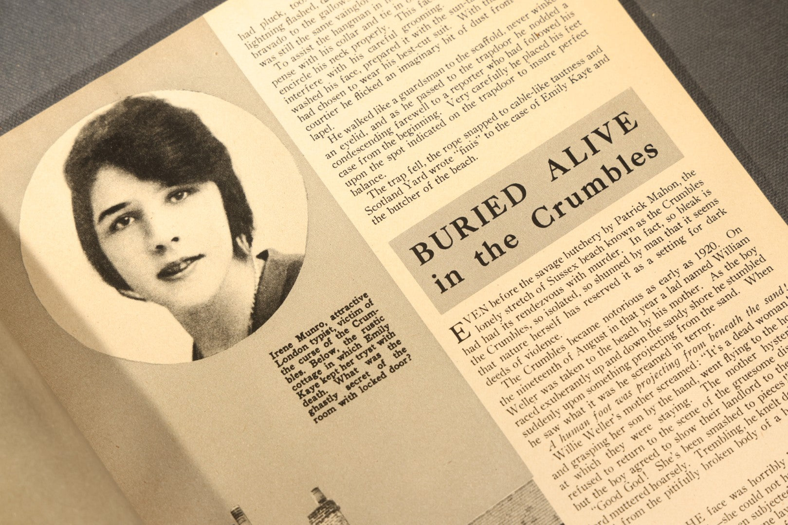 "True Cases of Scotland Yard" Vintage True Crime Magazine, Volume 1, Number 1, Published by W. M. Messenger, Greenwich, Connecticut, 1937