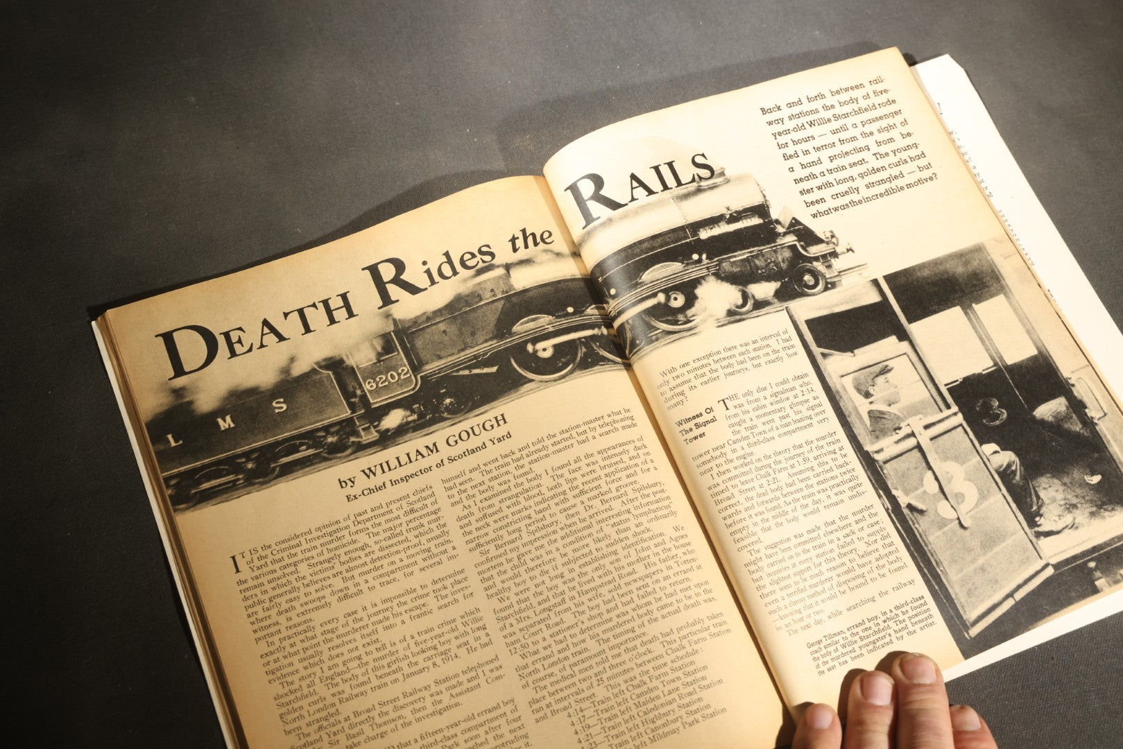 "True Cases of Scotland Yard" Vintage True Crime Magazine, Volume 1, Number 1, Published by W. M. Messenger, Greenwich, Connecticut, 1937