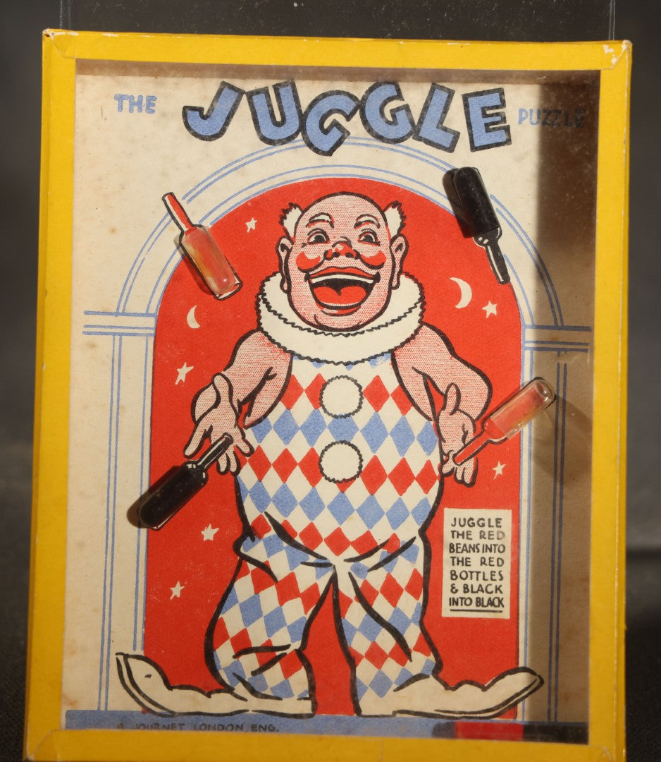 Vintage "The Juggle Puzzle" Clown Dexterity Puzzle Game, Manufactured by R. Journet & Co. Ltd., London, England