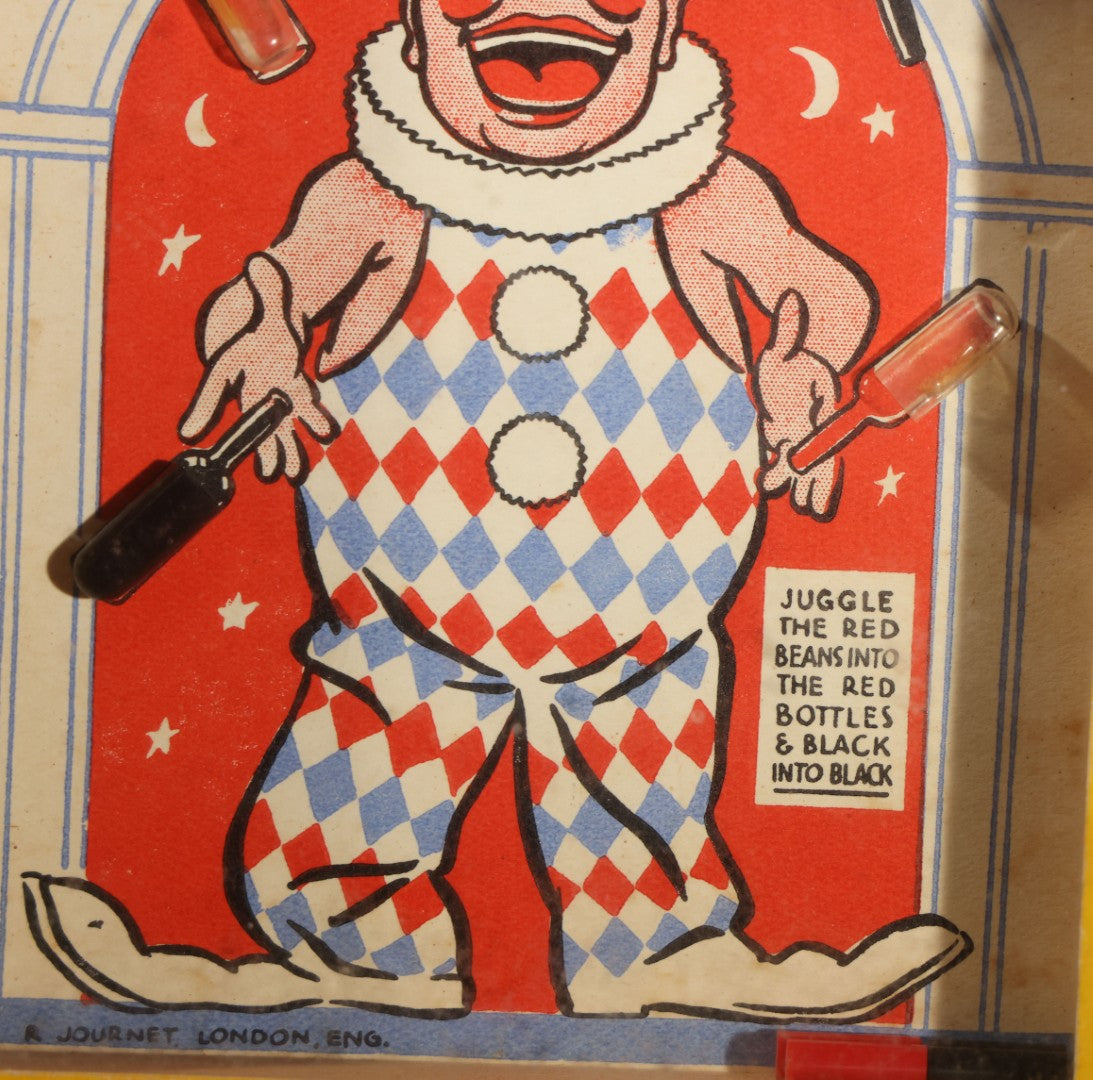 Vintage "The Juggle Puzzle" Clown Dexterity Puzzle Game, Manufactured by R. Journet & Co. Ltd., London, England