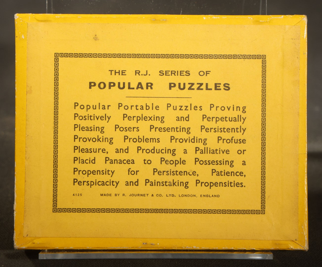 Vintage "The Juggle Puzzle" Clown Dexterity Puzzle Game, Manufactured by R. Journet & Co. Ltd., London, England