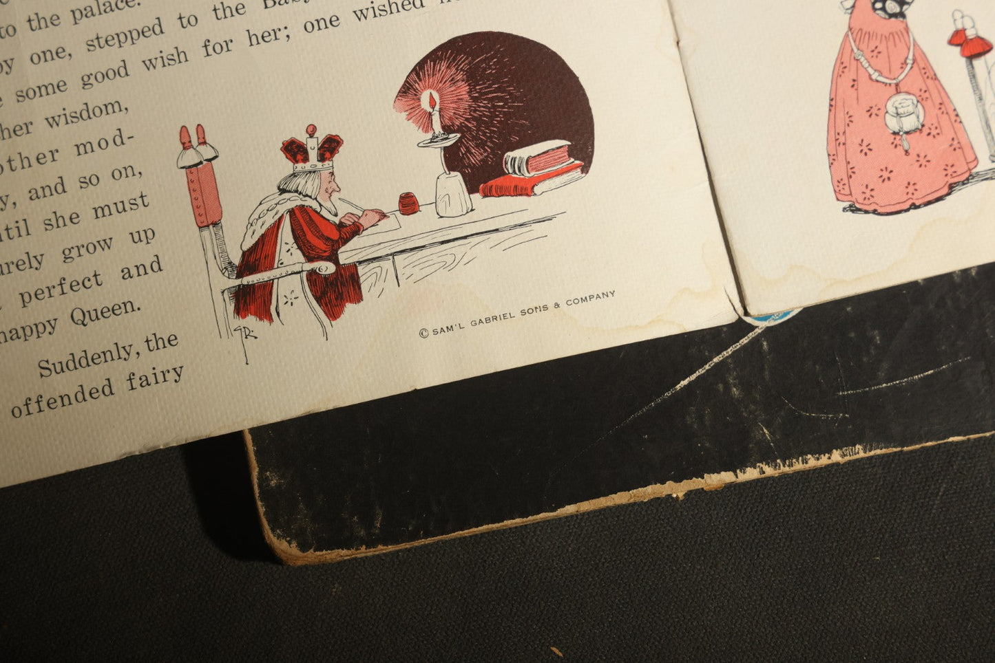 Trio of Vintage Children's Books Including "The Children's Book of the Saguenay," First Edition, 1945, and Two Copies of "Sleeping Beauty" Pictured by Gordon Robinson, Published by Samuel Gabriel Sons & Company