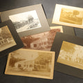 Lot 110 - Grouping of Five Antique Board-Mounted Photographs of New England and California Homes, Including a House Inscribed "Our Little Home, Los Angeles, California, 1897," And a Print of John Greenleaf Whittier's Fire-Damaged House