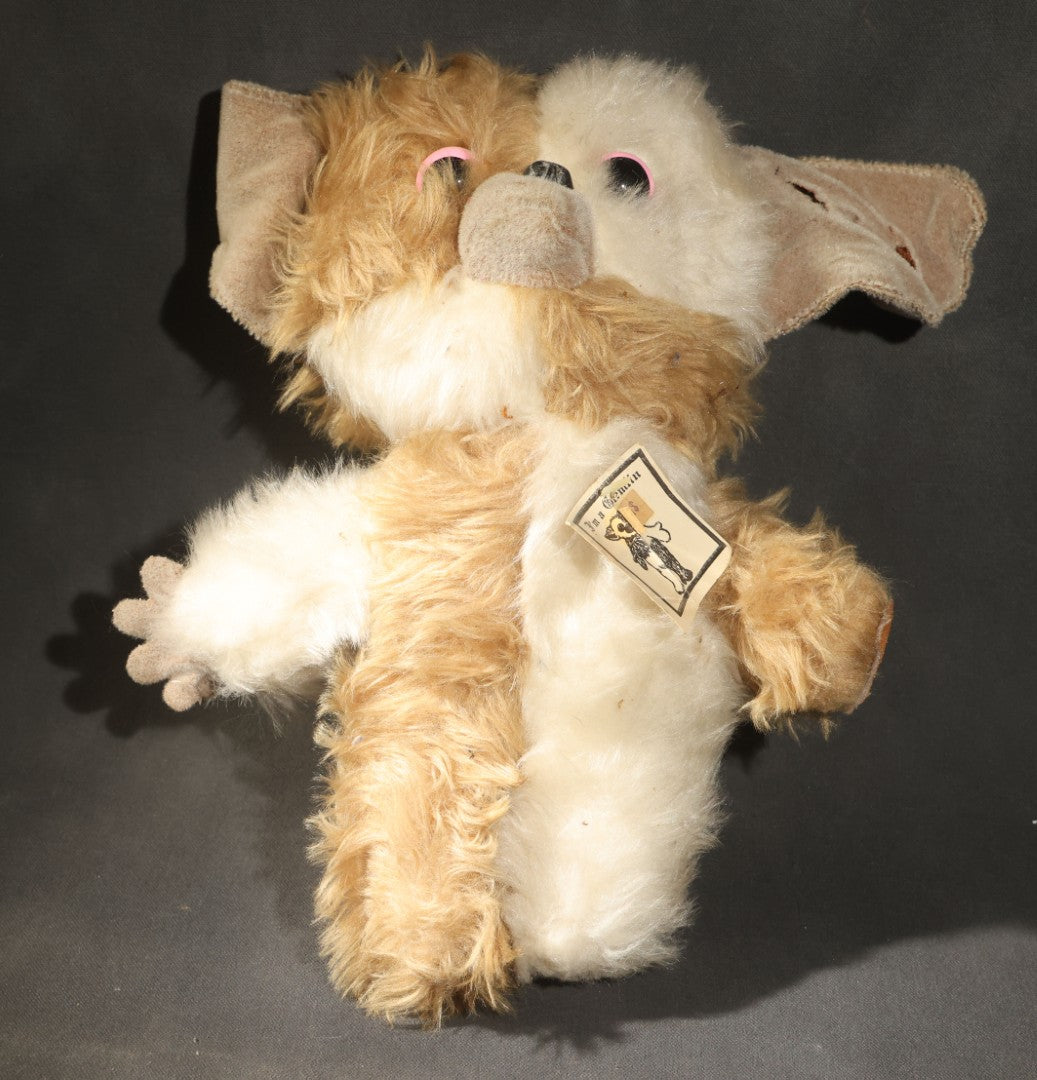 Vintage Mohair "I'M a Gremlin" Novelty Plush Toy with Original Paper Tag, Note Detached Hand