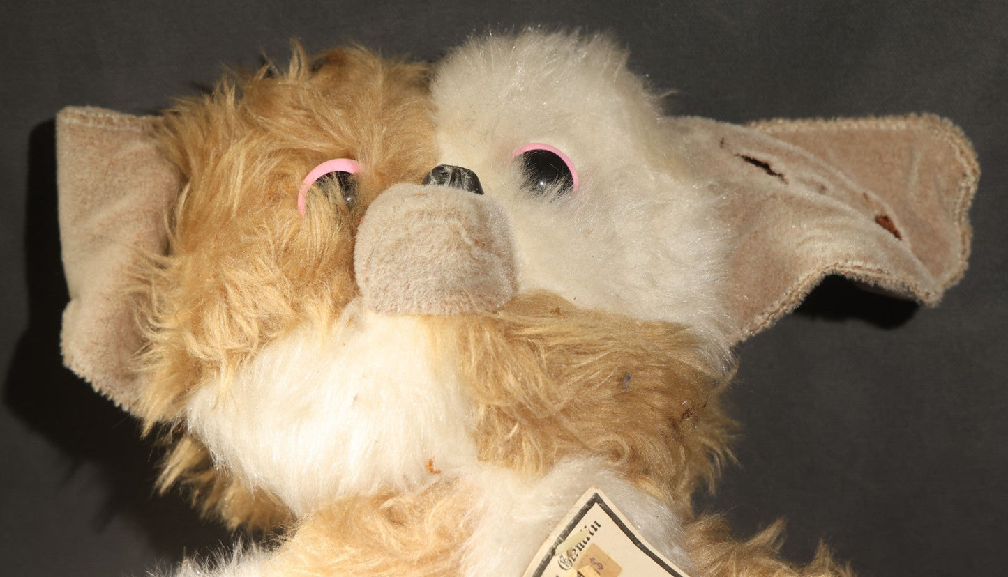 Vintage Mohair "I'M a Gremlin" Novelty Plush Toy with Original Paper Tag, Note Detached Hand