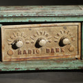Lot 002 - Vintage Cast Iron Radio Bank with Combination Lock Dials, Kenton Toys, Kenton, Ohio, 6-1/4" L