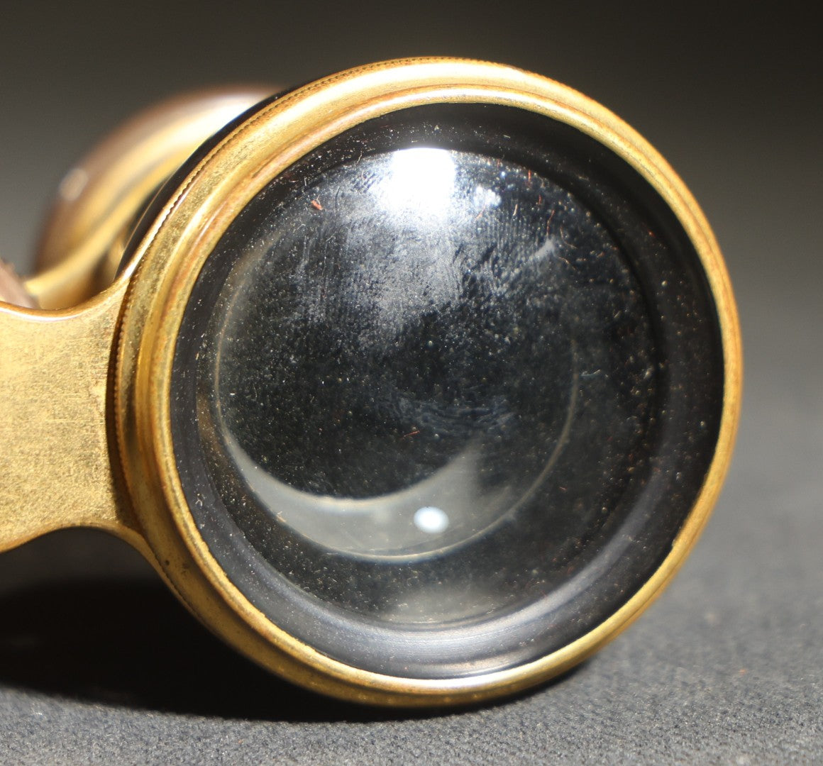 Antique Mother of Pearl Opera Glasses, Lemaire, Paris, with E.B. Meyrowitz London New York Leather Case, Working Condition