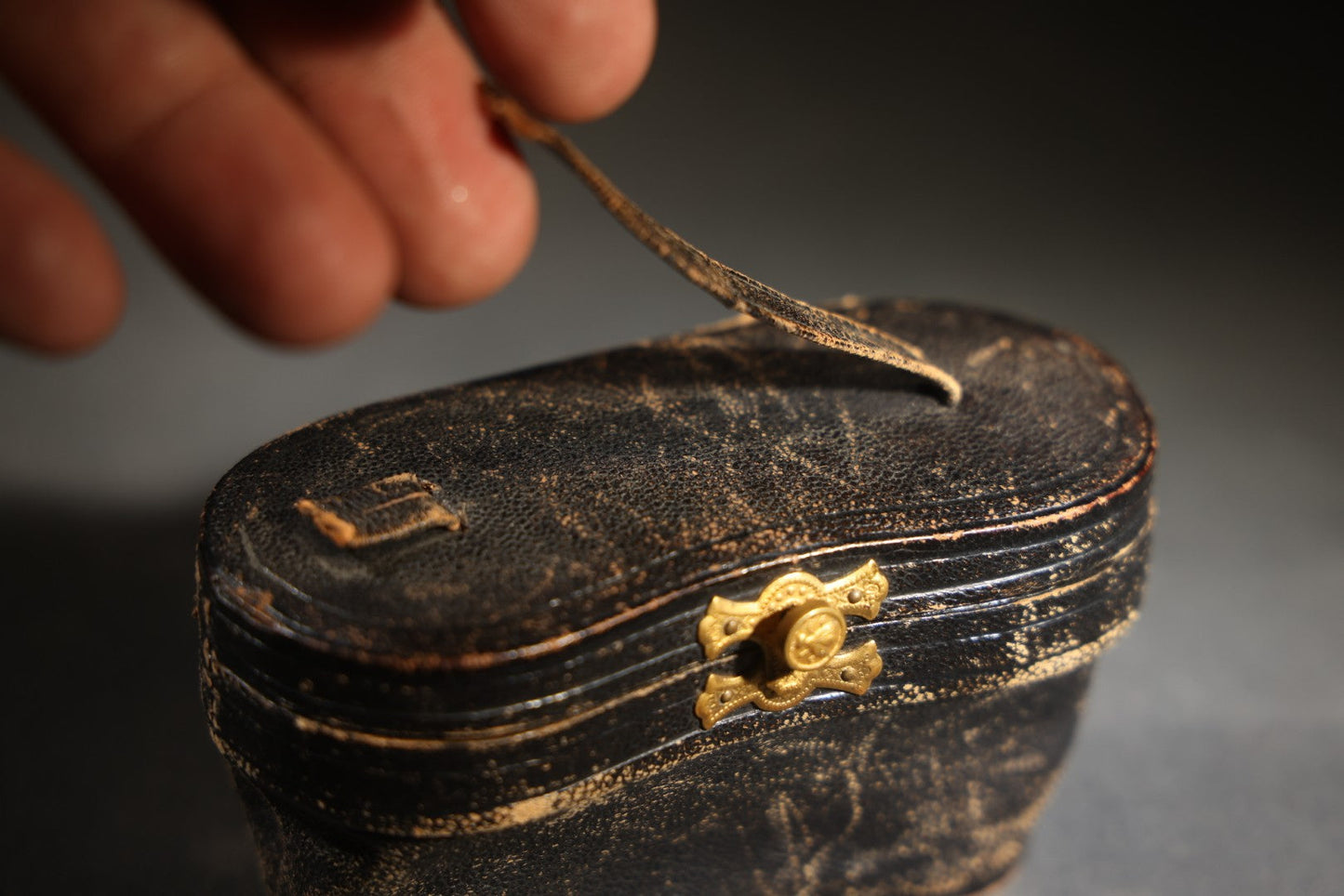 Antique Mother of Pearl Opera Glasses, Lemaire, Paris, with E.B. Meyrowitz London New York Leather Case, Working Condition