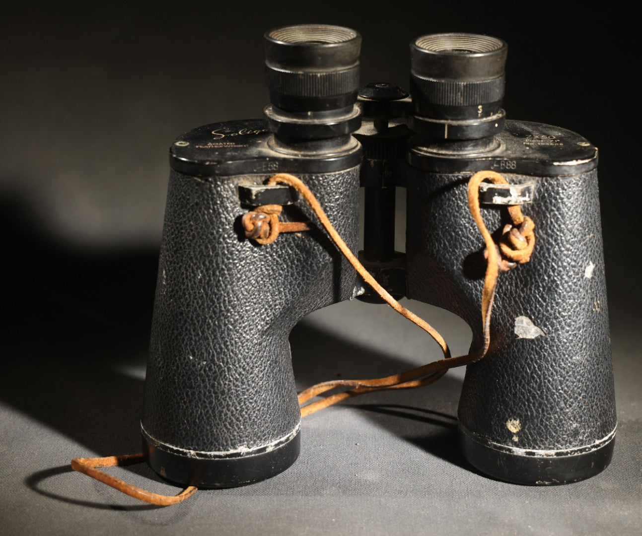 Vintage Soligor 7x50 Coated Featherweight Field Binoculars No. 154608