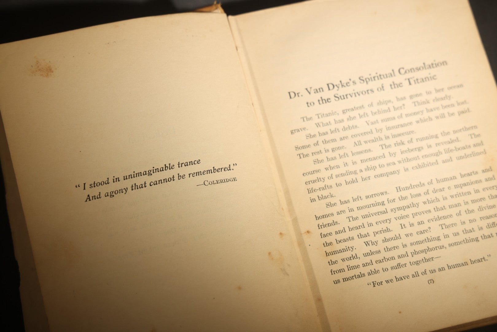"The Sinking of the Titanic and Great Sea Disasters" Antique Illustrated Book, Edited by Logan Marshall, Copyright L.T. Myers, 1912, poor condition binding