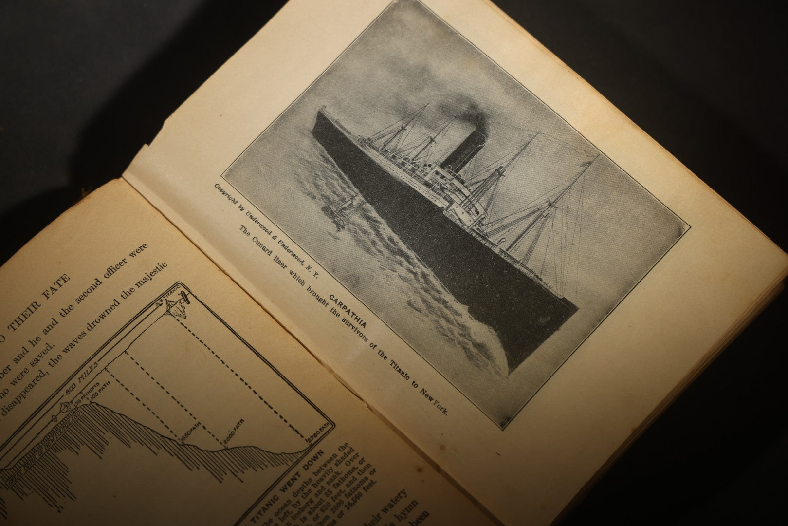 "The Sinking of the Titanic and Great Sea Disasters" Antique Illustrated Book, Edited by Logan Marshall, Copyright L.T. Myers, 1912, poor condition binding