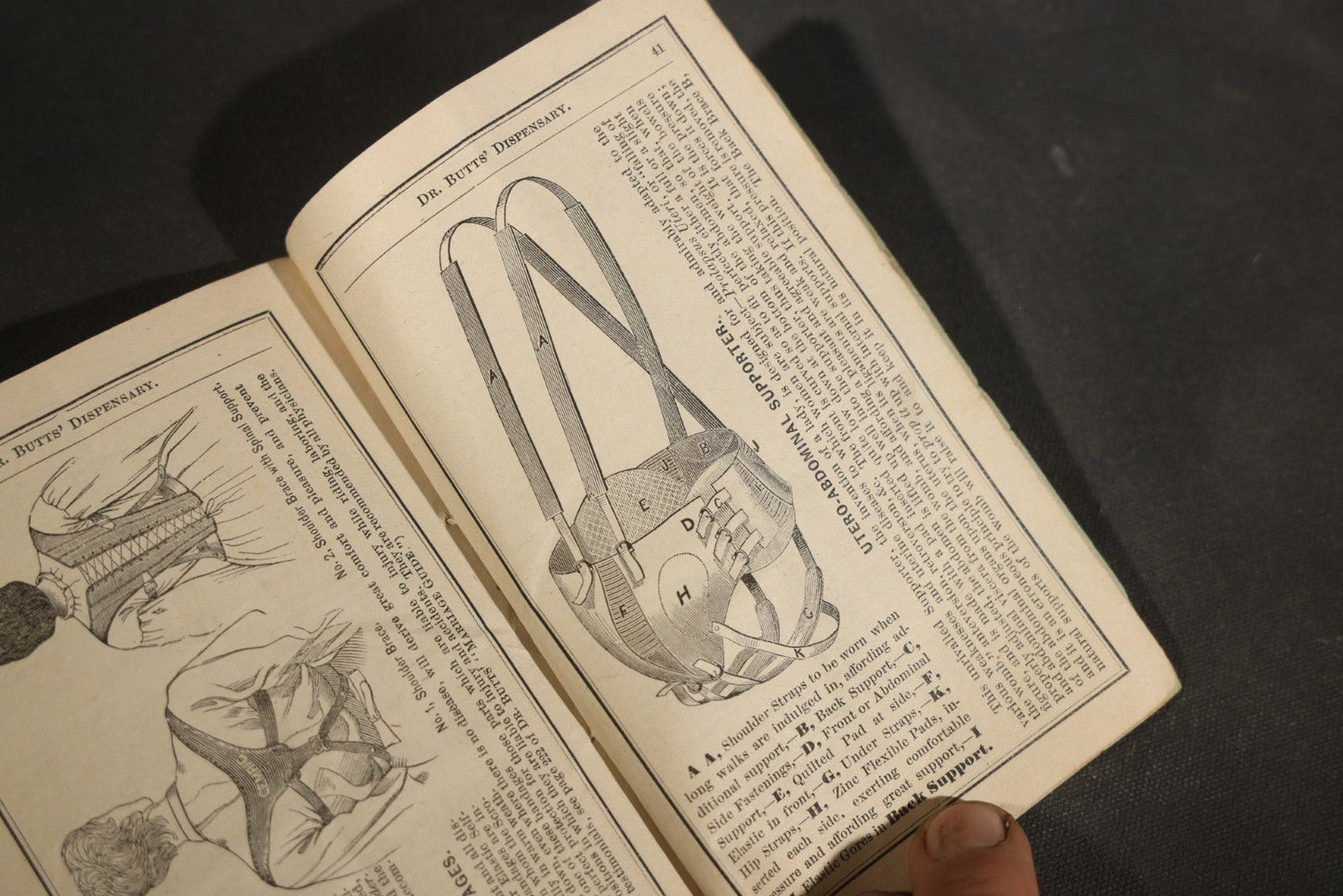 Antique Medical Advice Pamphlet, Dr. Butts' Dispensary, Sexual and Chronic Diseases, St. Louis Missouri, Patent Medicine Ads