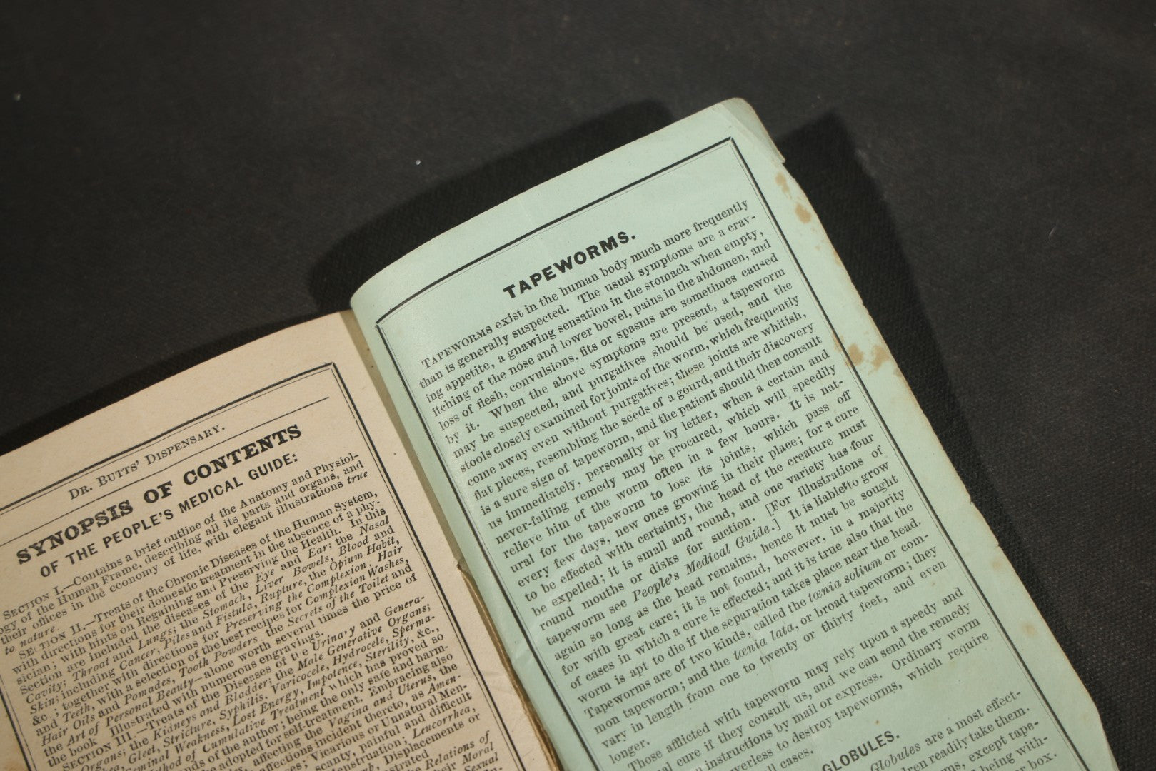 Antique Medical Advice Pamphlet, Dr. Butts' Dispensary, Sexual and Chronic Diseases, St. Louis Missouri, Patent Medicine Ads