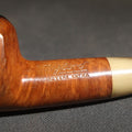 Lot 036 - Vintage "Mylord" Bruyere Extra Tobacco Pipe with Hexagonal Briar Wood Bowl and Horn Stem, 4-1/2" L