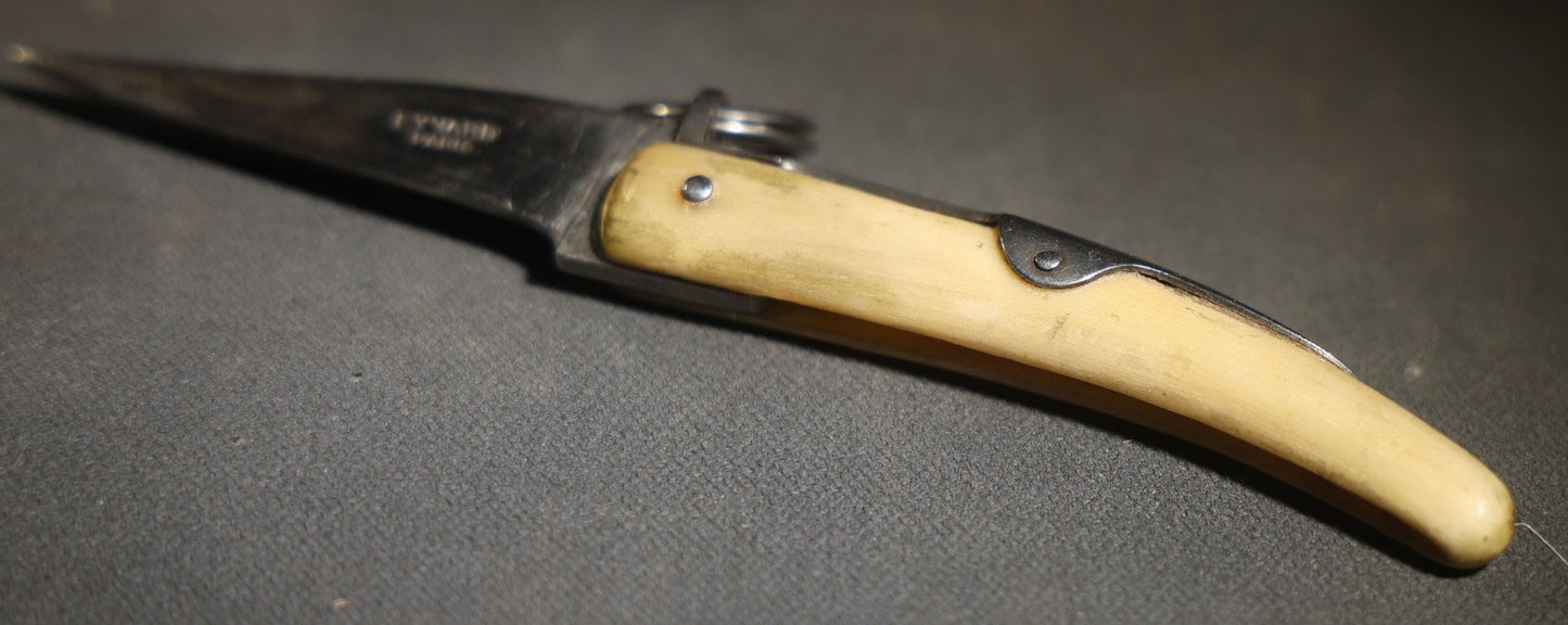 Vintage Eynard Paris Folding Knife with Bone Handle